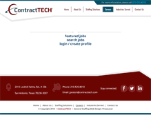 Tablet Screenshot of jobs.contracttech.com